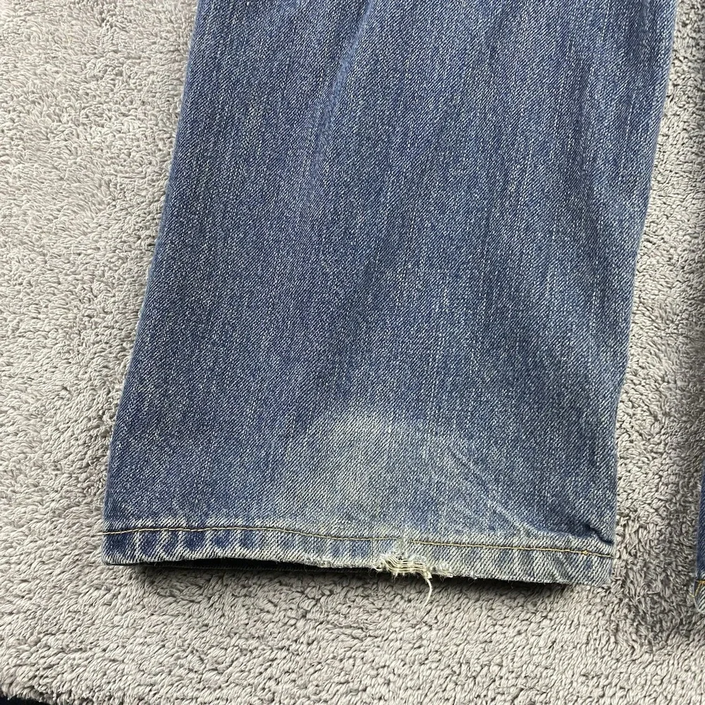 Levi Strauss Straight Fit Jeans Mens 38x30 Blue Medium‎ Wash Mid Rise